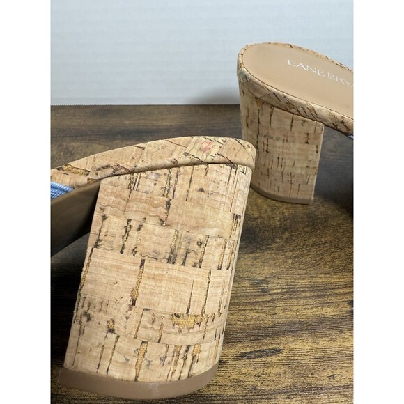 Lane Bryant Dream Cloud Cross-Front Denim Clog Heel Size 8 - Picture 5 of 10